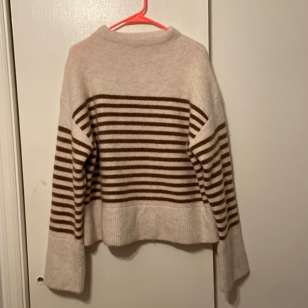 NWT Zara wool blend oversized sweater Sz s